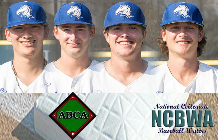 Four Charger Baseball Players Earn All-Region Honors from ABCA, NCBWA