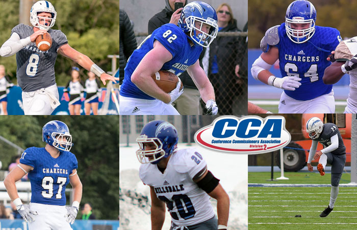 6 Charger Football Players Earn All-Region Honors