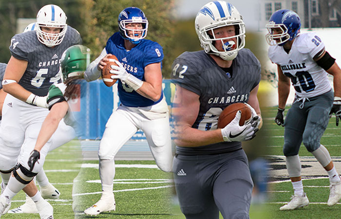 4 Chargers Earn All-American Honors From Don Hansen