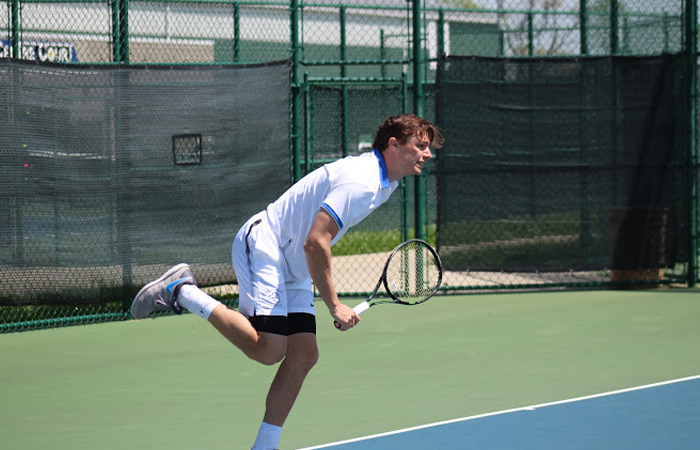 Men's Tennis Season Comes to End at Conference Semifinals