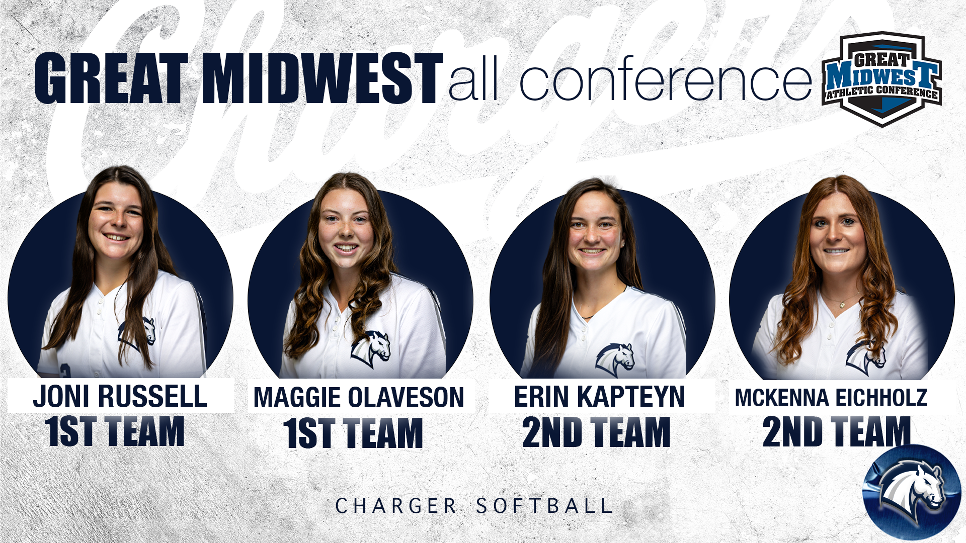 Four Chargers earn All-Conference honors as All-G-MAC Softball teams announced for 2024