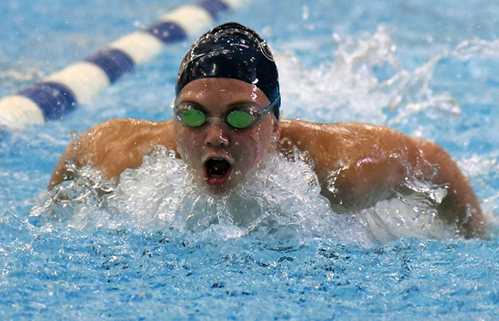 Charger Swimmers Beat Ashland, Lose to SVSU in Tri-Meet