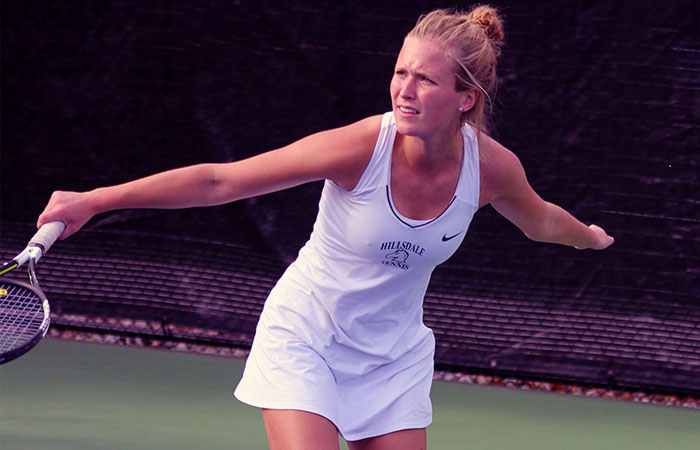 Hillsdale Blanks Saginaw Valley State in Regional Women's Tennis Matchup