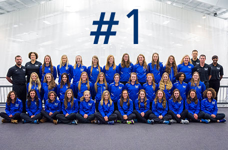 Charger Women's Track Team Ranked #1 in the Nation