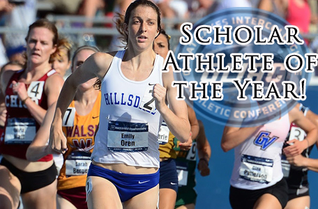 Emily Oren is the GLIAC Female Scholar-Athlete of the Year!