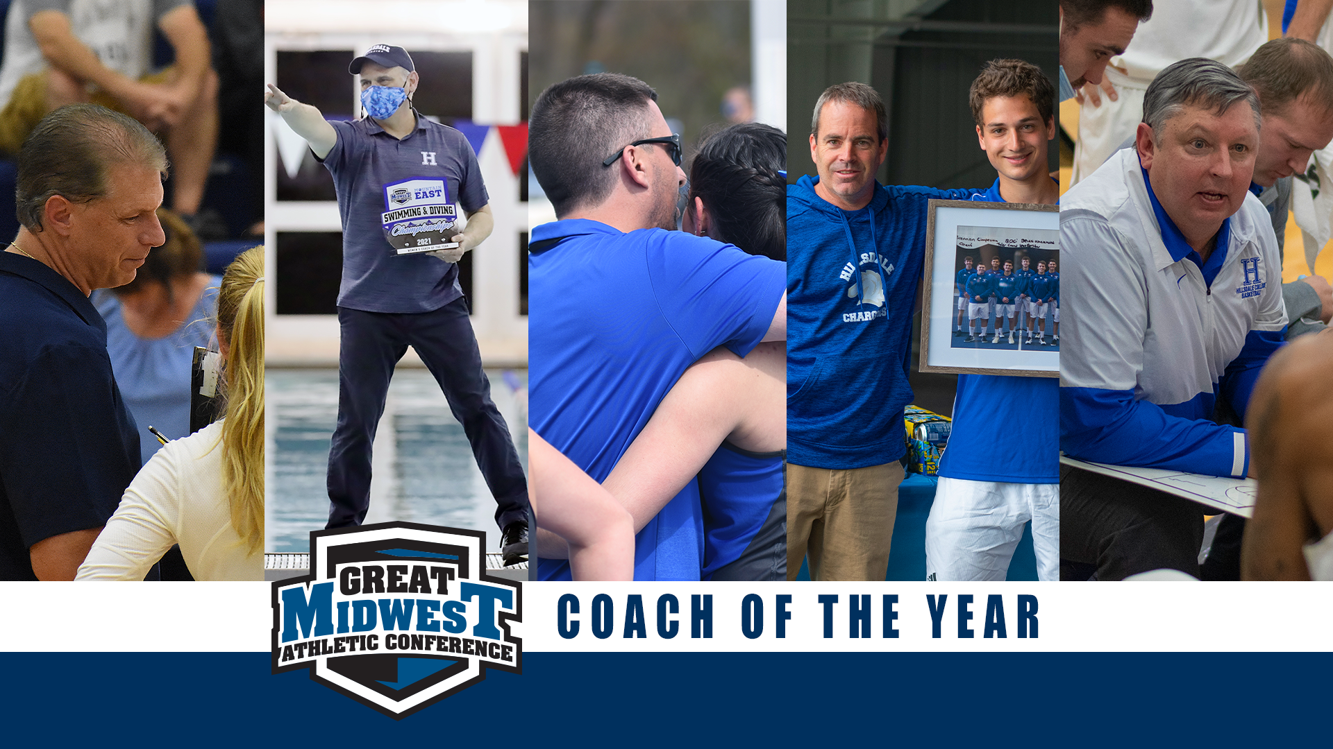 Five Charger coaches honored as best in their sport by G-MAC during 2020-21 campaign