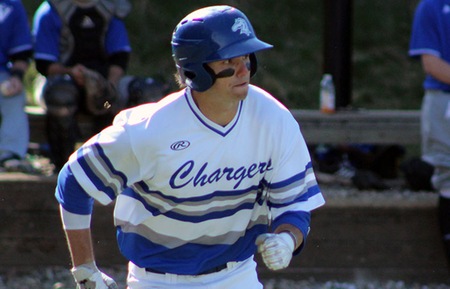 Ethan Wiskur and the Chargers clinched a GLIAC Tournament spot with a 6-5 win at Lake Erie College Sunday afternoon.