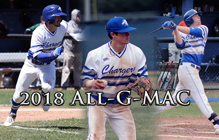 (L-R): Colin Hites, Jake Hoover and James Krick were all named First-Team All-G-MAC Tuesday night.