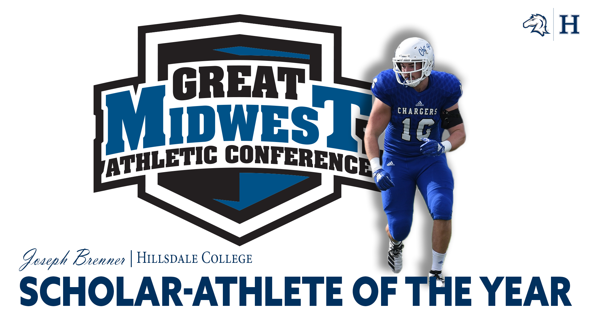 Charger football graduate Joey Brenner named G-MAC Male Scholar Athlete of the Year