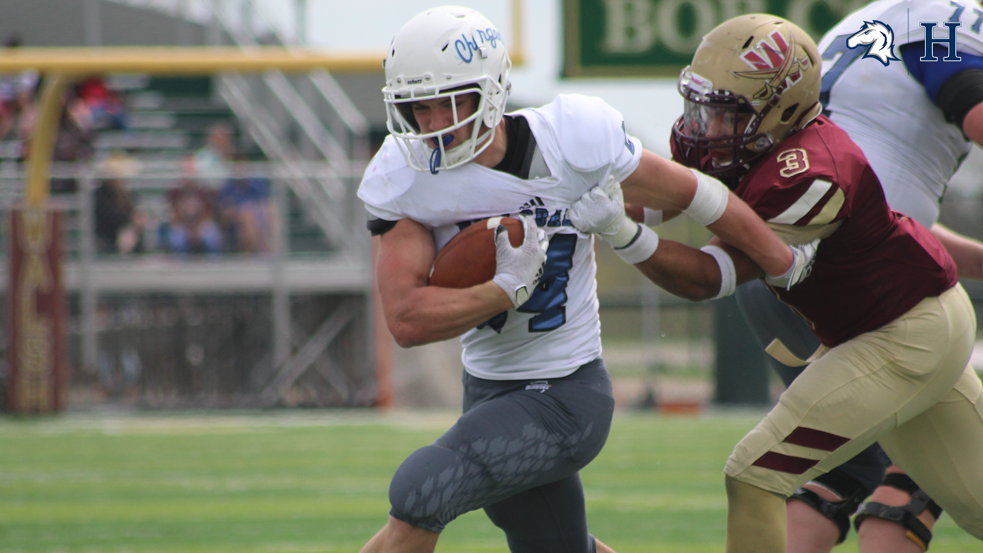 Chargers overpower Ohio Dominican on the ground for 35-28 road victory in season finale