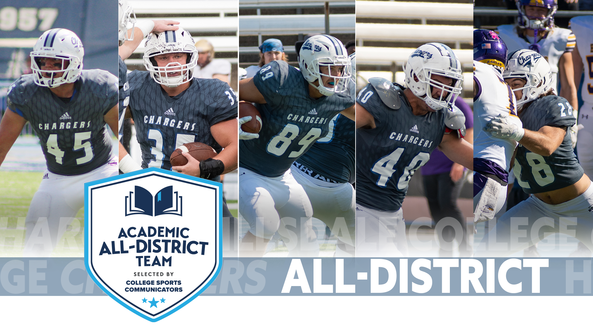 Five Chargers earn CSC Academic All-District honors