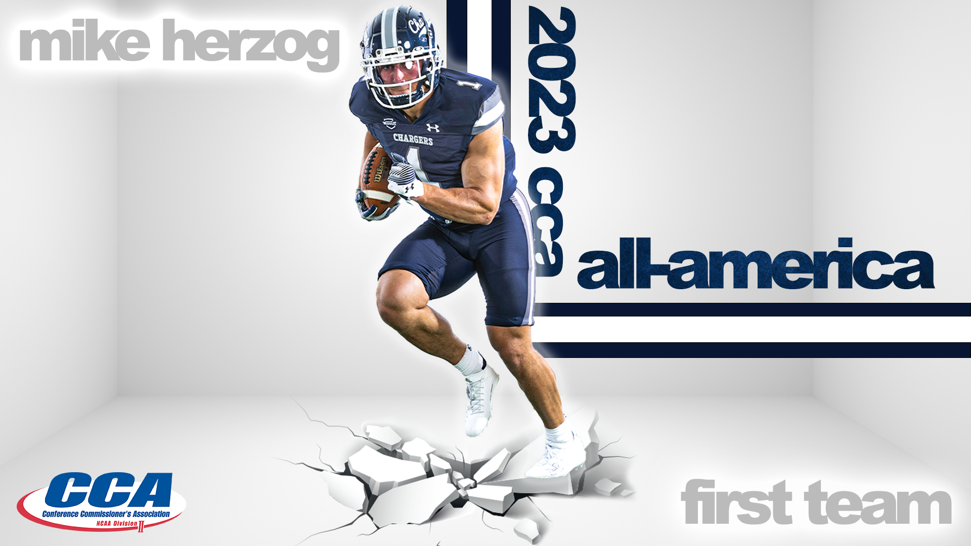 Herzog adds D2CCA All-American honors to awards haul