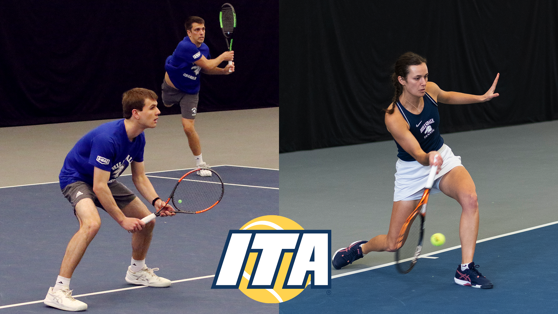 Charger men's and women's tennis teams, 14 athletes earn ITA All-Academic Honors