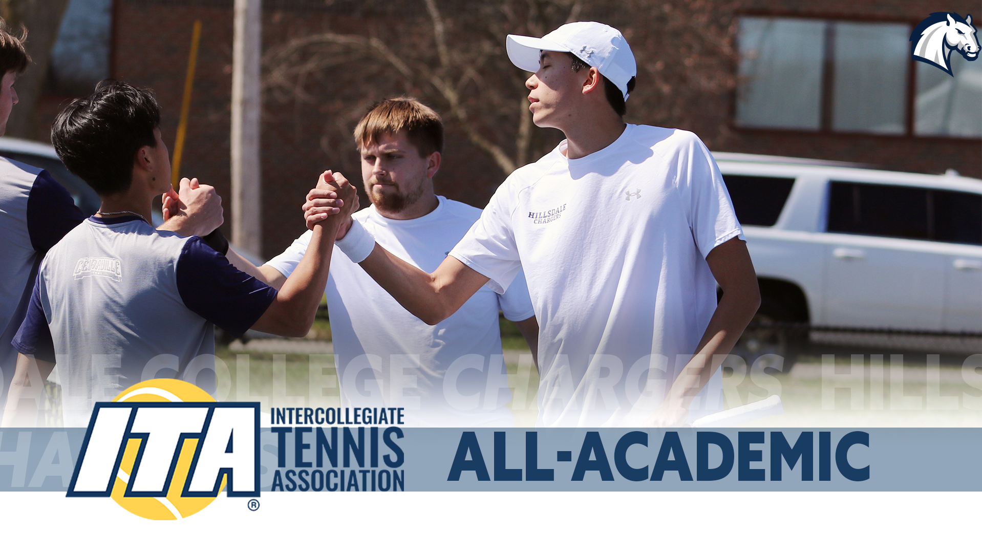 Six Chargers men's tennis players earn ITA Scholar Athlete honors