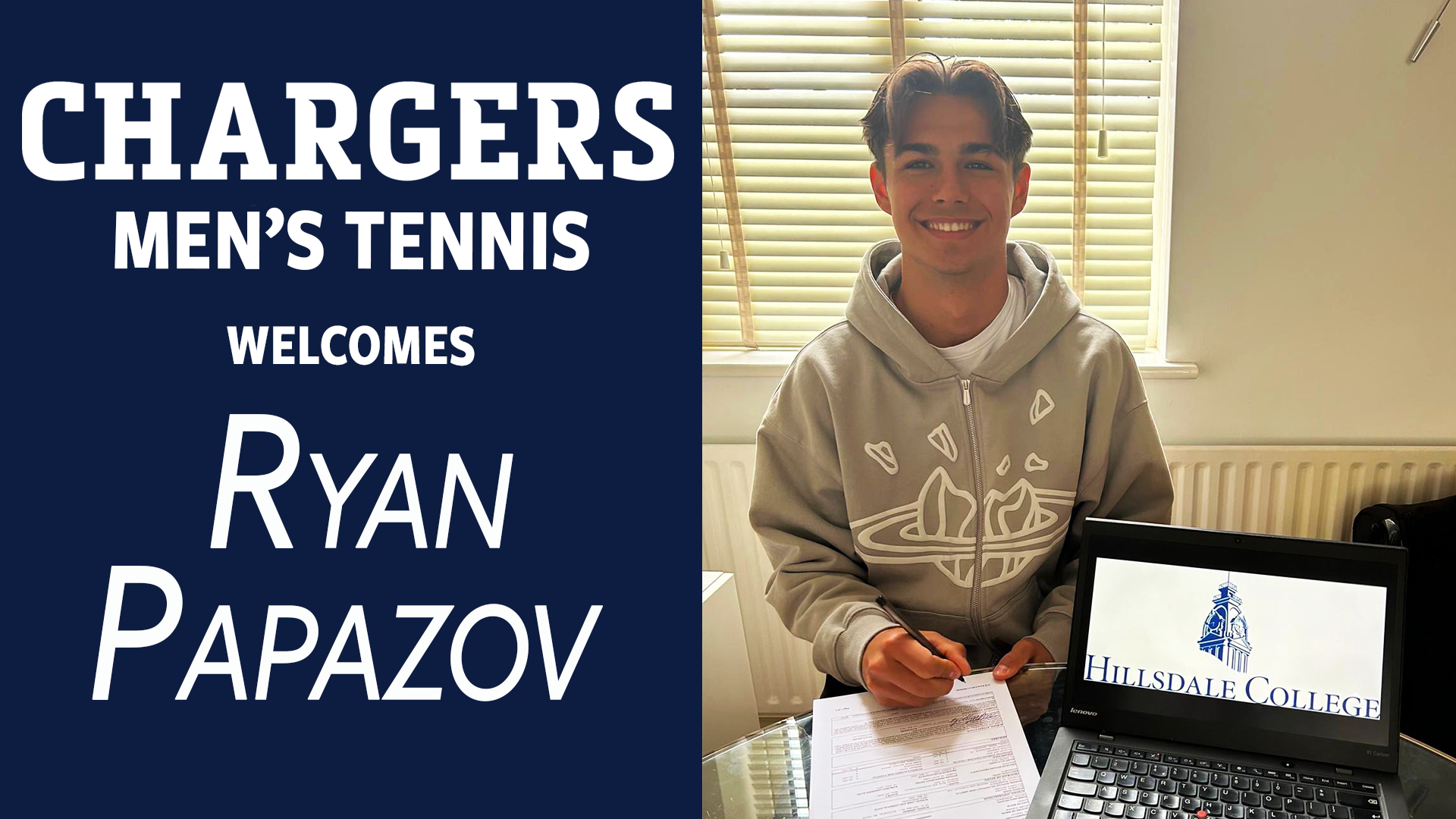Chargers sign Ryan Papazov to join team for 2024-25 campaign
