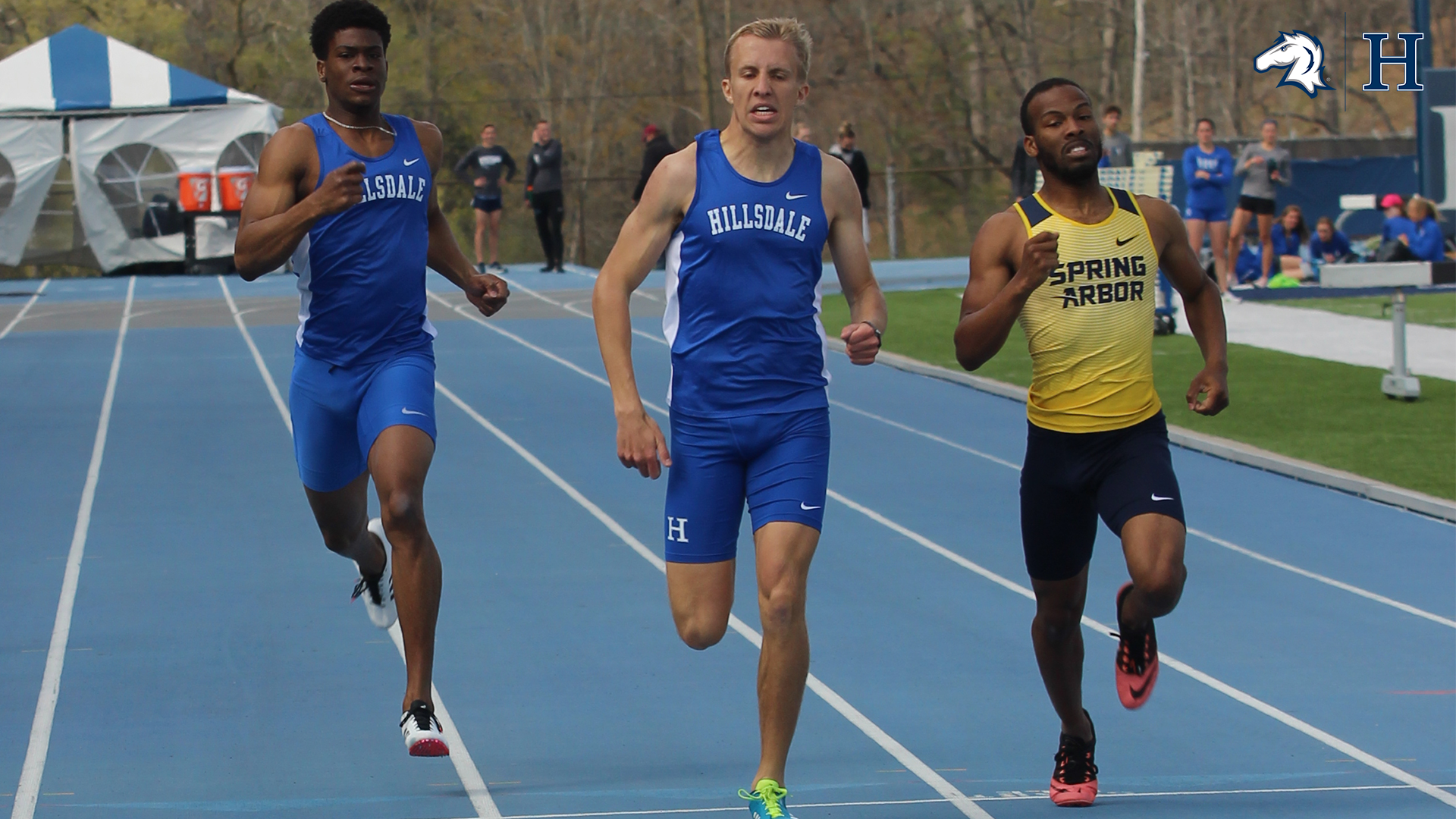 Chargers' Ian Brown sets school hurdle record to highlight GINA Relays for Hillsdale men