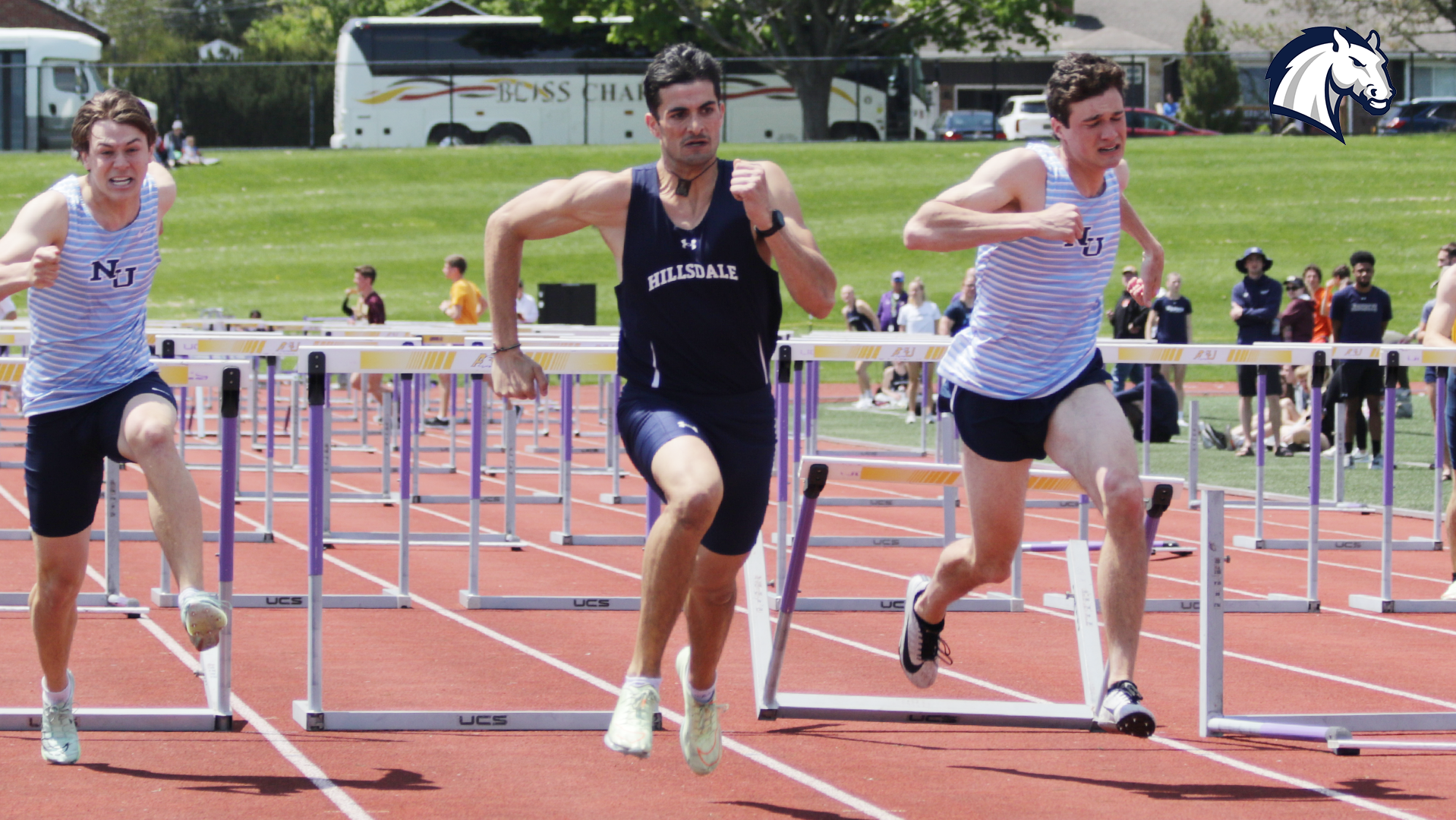 Charger men post several personal bests to wrap up G-MAC Outdoor Championships