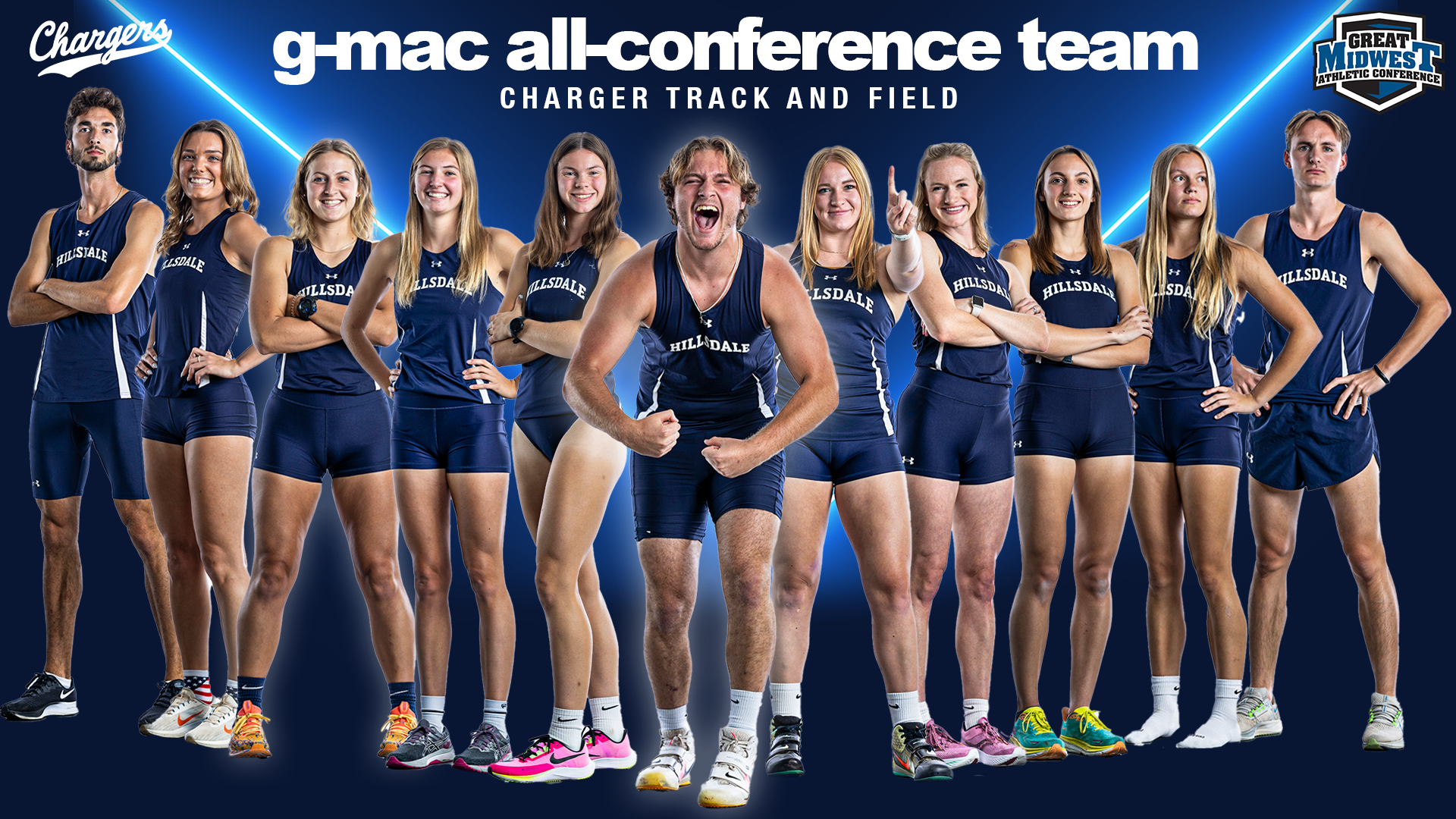 Eleven Charger athletes earn All-G-MAC honors for outdoor track and field