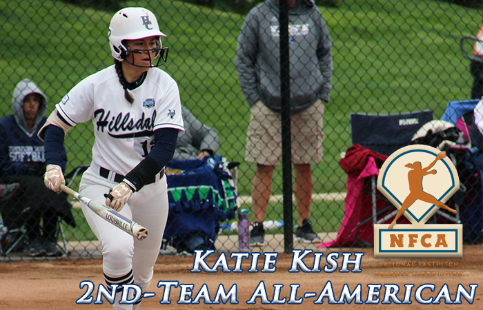 Katie Kish was named 2nd-Team All-American by the NFCA after an outstanding 2018 season.