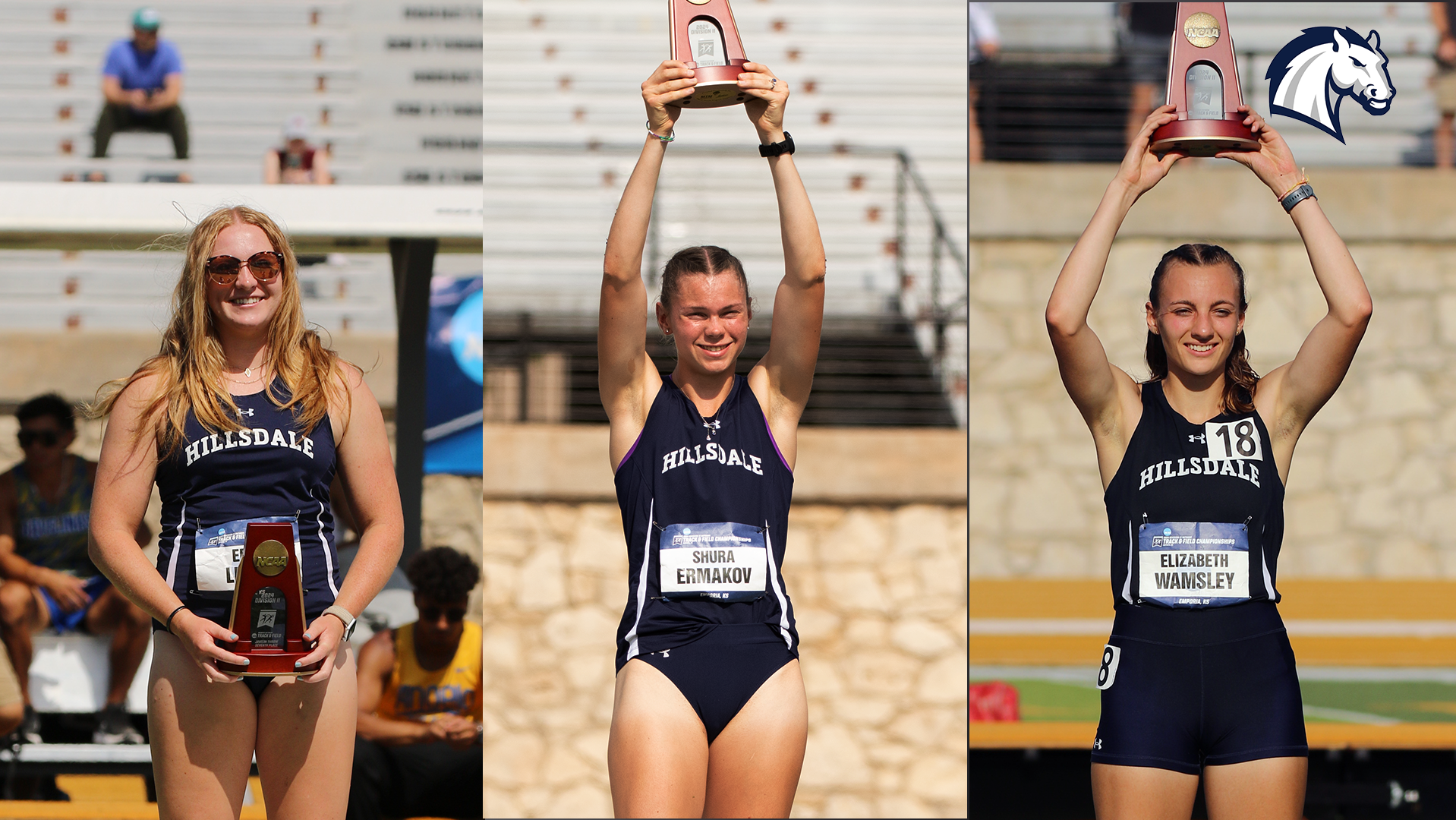 Trio of Charger seniors finish careers with All-American honors at 2024 NCAA DII Outdoor Championships