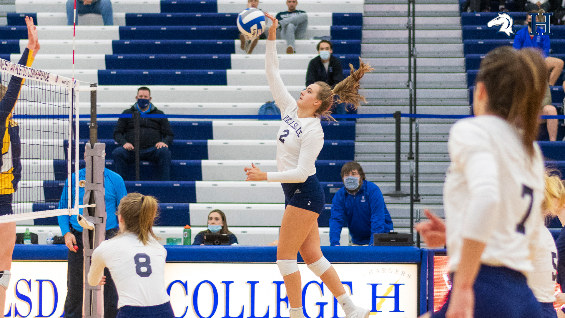 #3 Charger volleyball team drops opening matches at AVCA DII National Invite