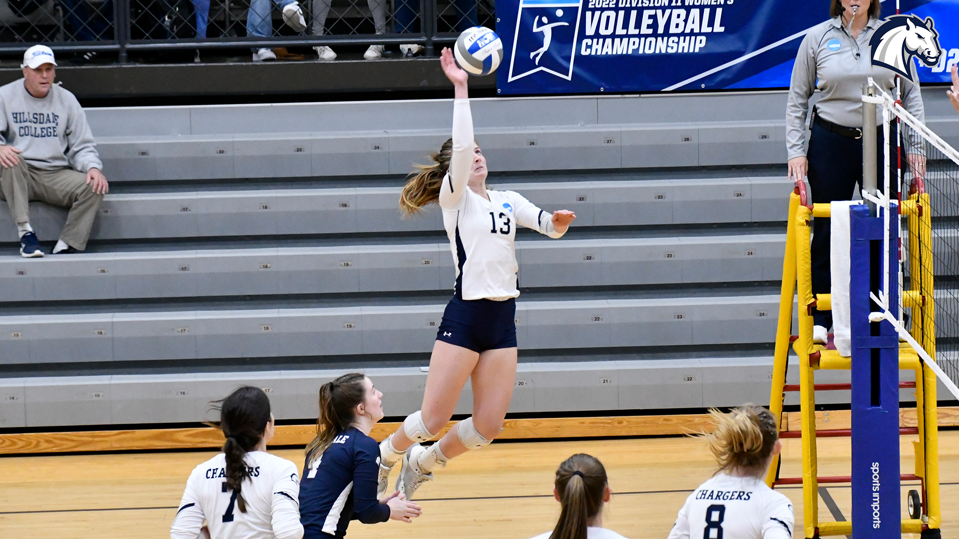 #7 Chargers stun #2 Lewis in five-set classic to advance in NCAA Tournament