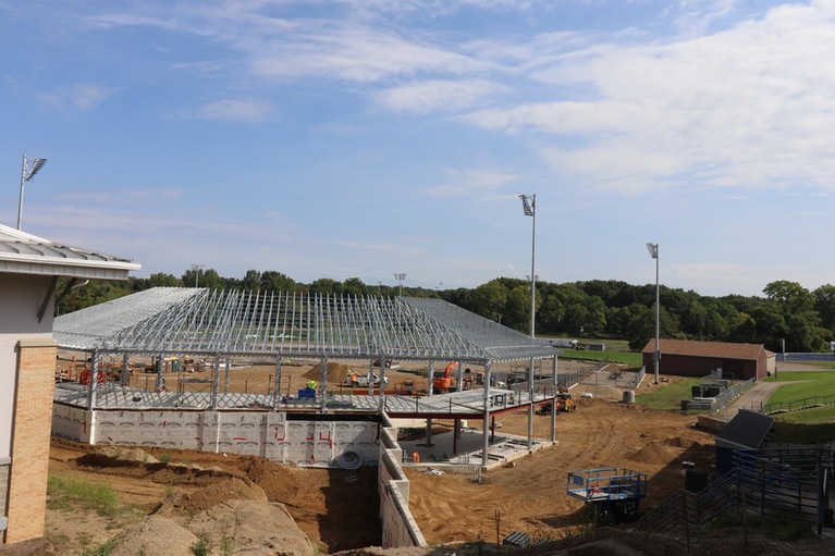 Thumbnail photo for the Lenda and Glenda Hill Stadium and Delp Baseball Field Construction gallery