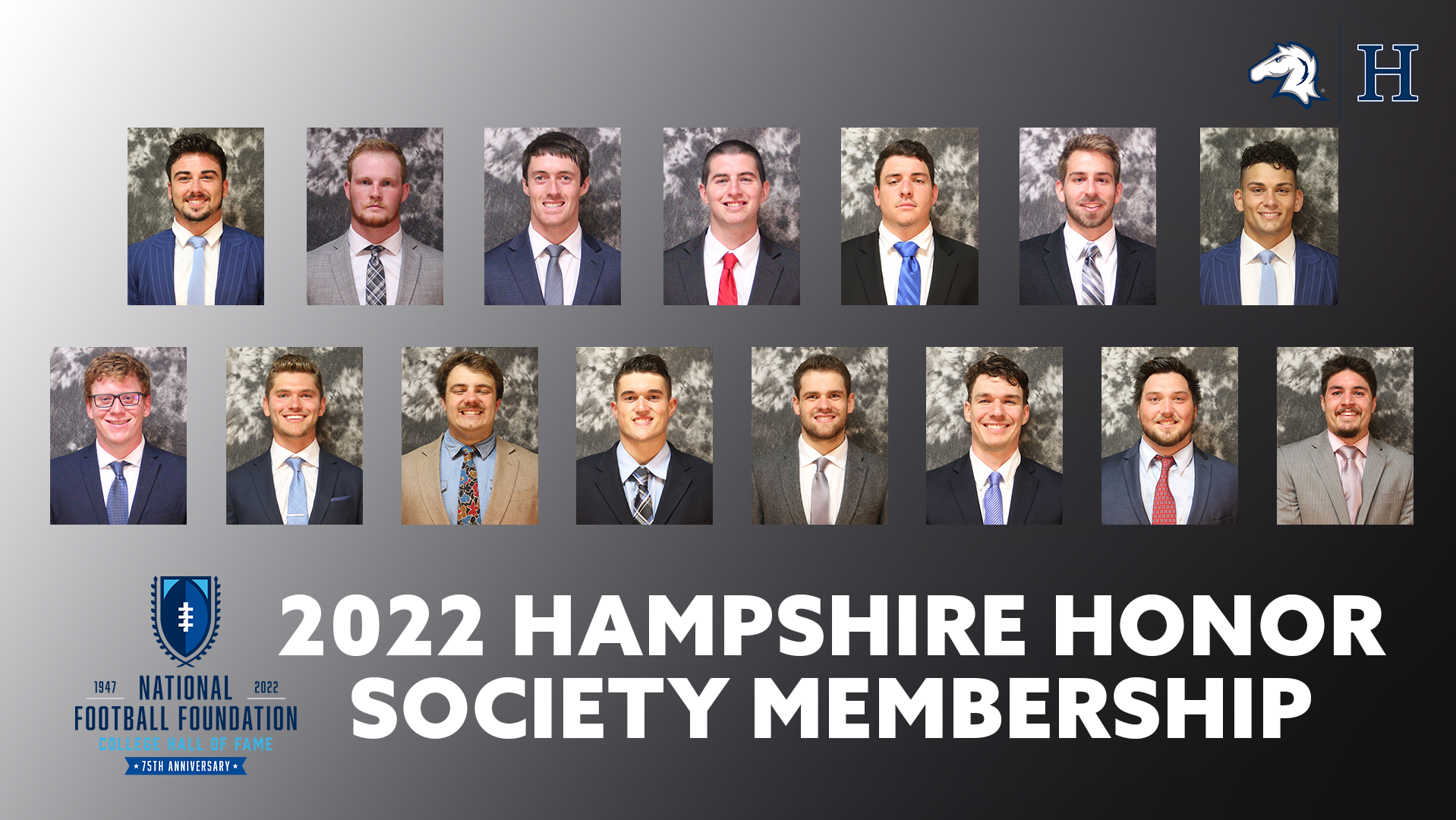 NCAA DII-best 15 Chargers inducted into NFF Hampshire Honor Society