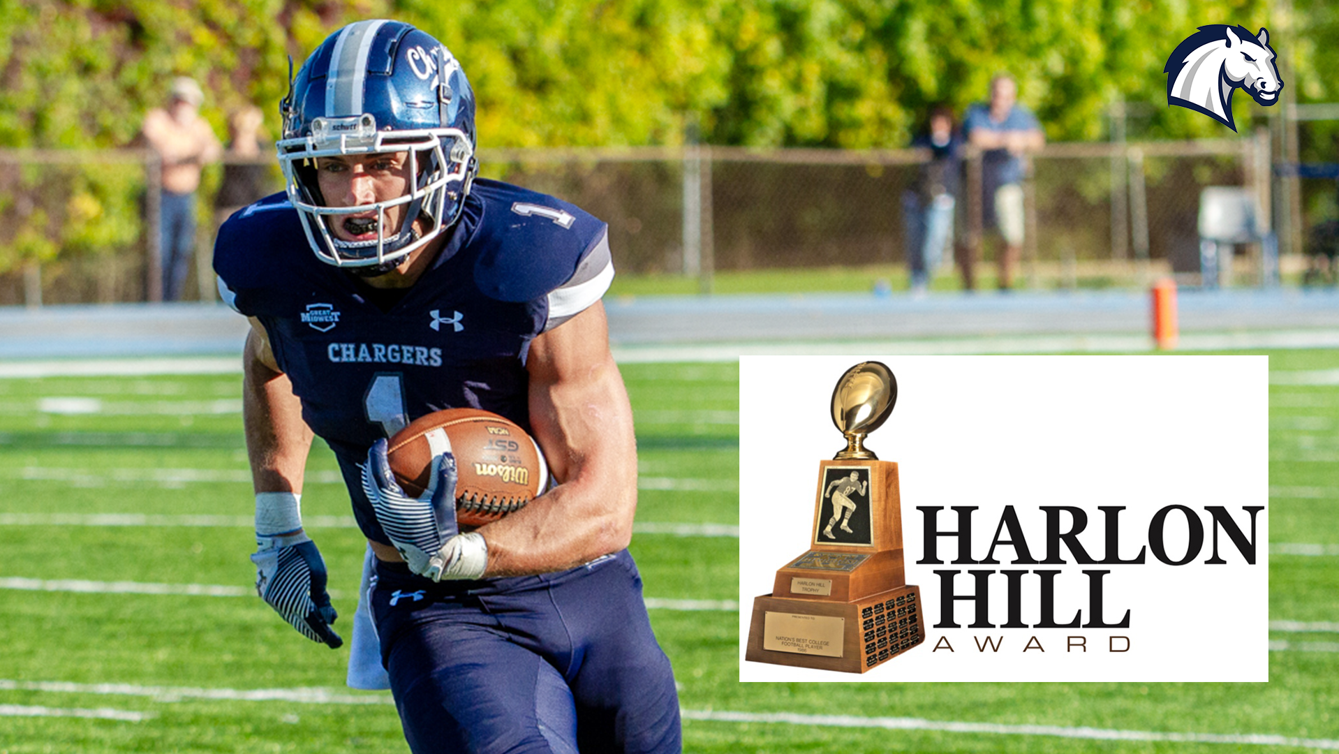 Chargers' Michael Herzog named as one of nine finalists for 2023 Harlon Hill Award