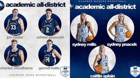 Seven Chargers men's and women's basketball players earn 2024 CSC Academic All-District honors